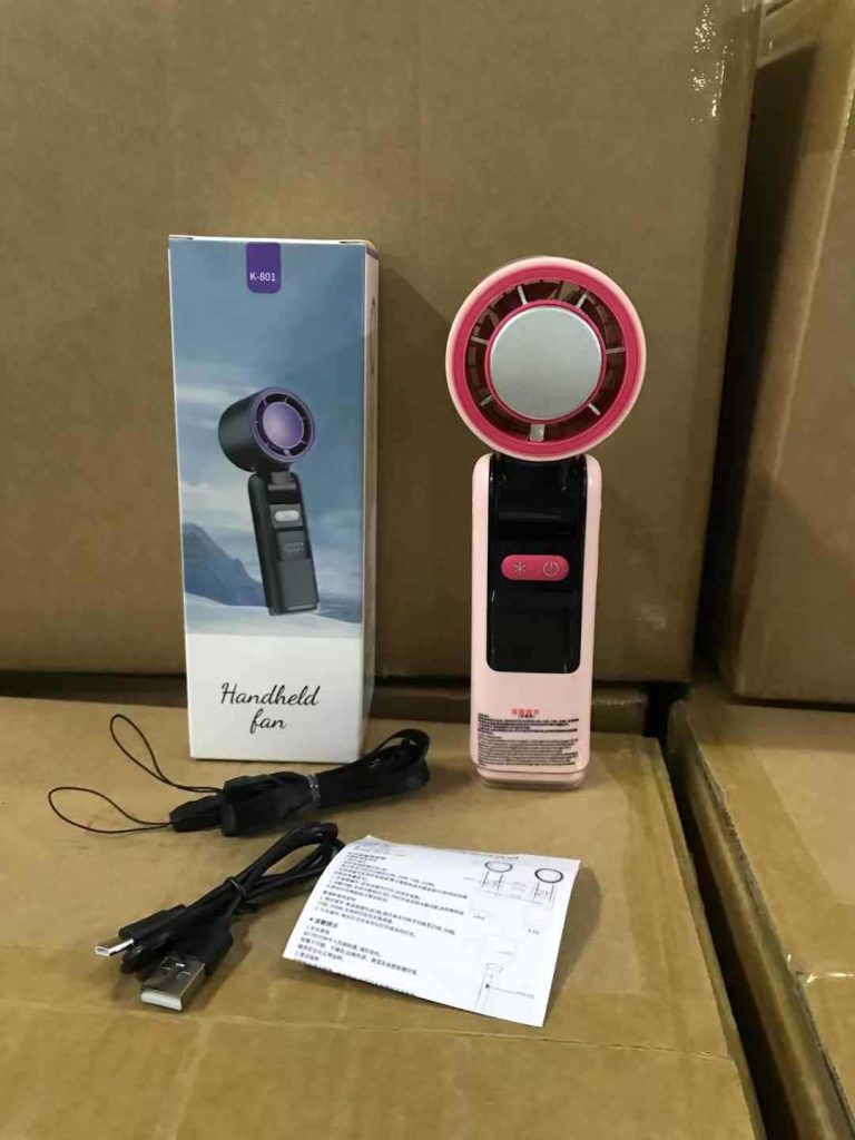 K801 ice cooling fan (3600mah) 199 Levels pink color