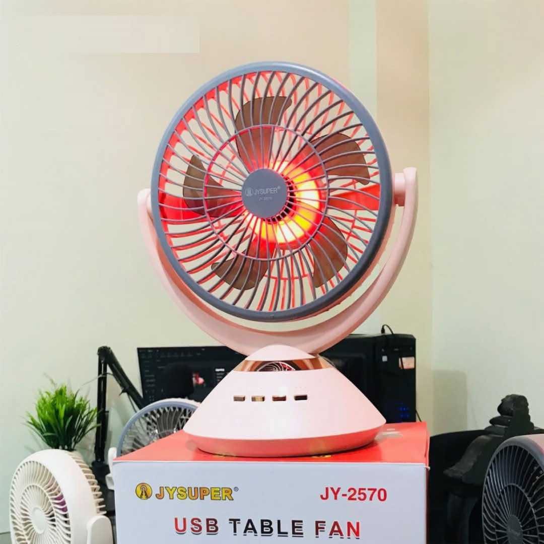 Joy Supper JY-2570 Rechargeable Portable Table Fan